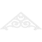 Ekena Millwork Pitch Hurley Architectural Grade PVC Gable Pediment, 36"W x 15"H x 1"P (10/12) GPP036X015X100HUR - alternate 5